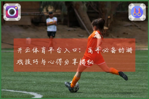 开云体育平台入口：高手必备的游戏技巧与心得分享揭秘